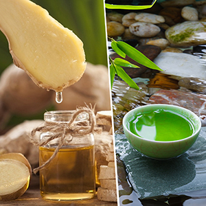 There are 2 types of foot pads, bamboo vinegar &amp; ginger