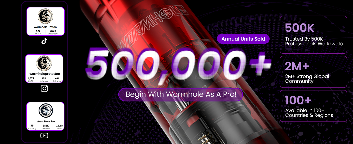 Wormhole Tattoo Kit | Begin Like A Pro