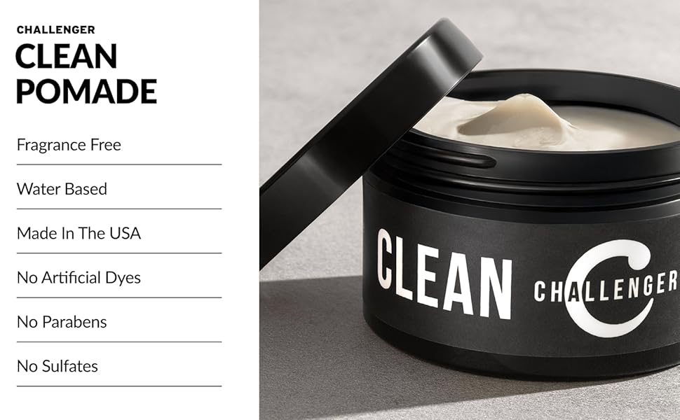 clean 3oz pomade