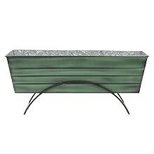 Green Patina Flower Box Stand