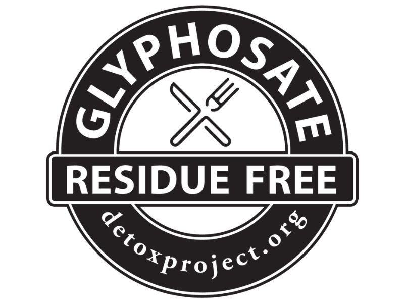 Certified Glyphosate Residue Free Foods