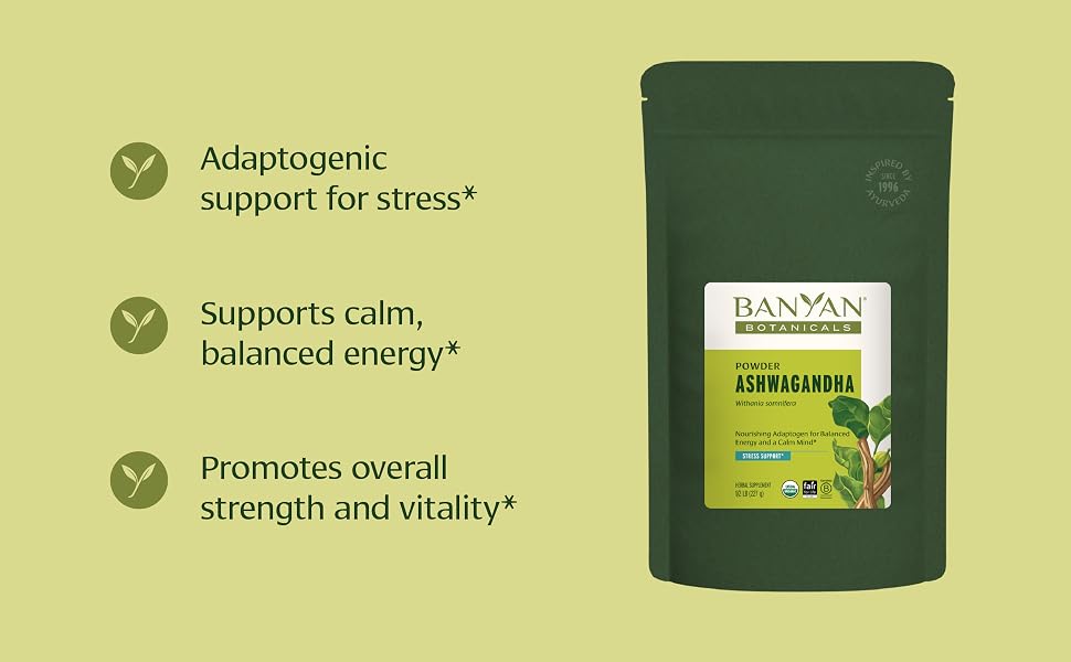 Adaptogenic support for stress