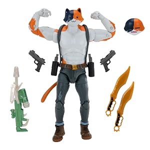 6 action figures inch fortnite weapons jazwares characters toys epic games battle royale