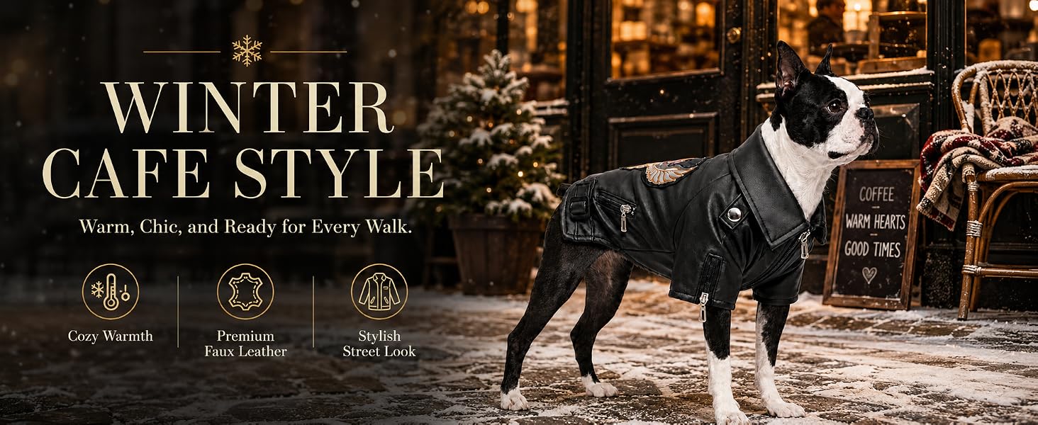 french bulldog leather jacket boston terrier jacket