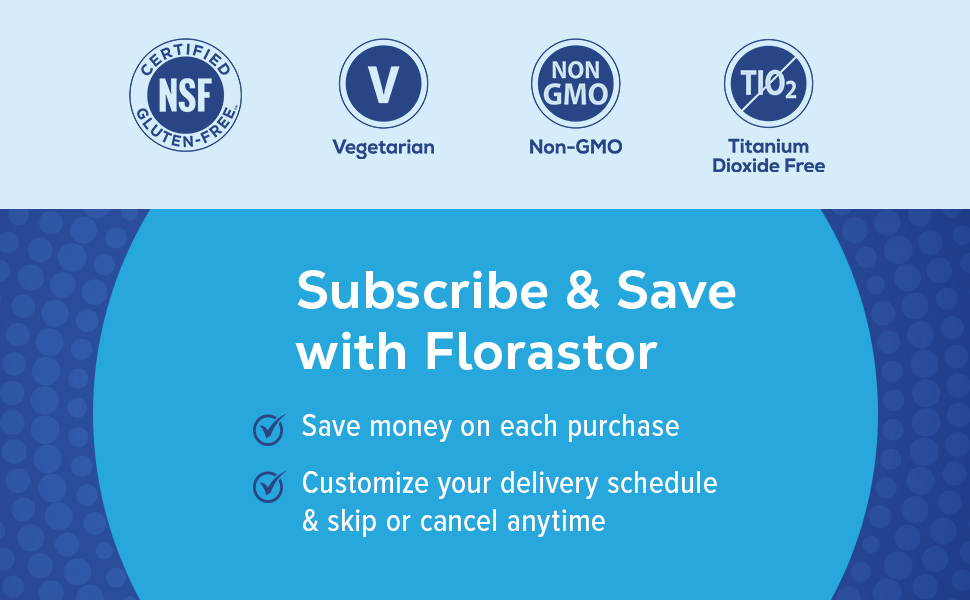 Florastor quality formulations