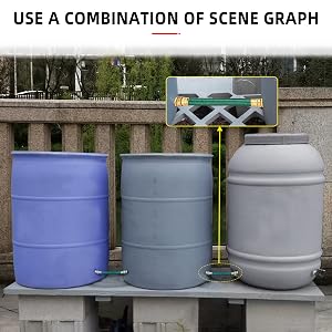 rain barrel linking kit