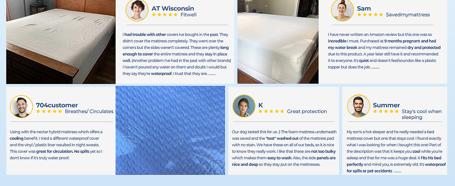 waterproof mattress protecor