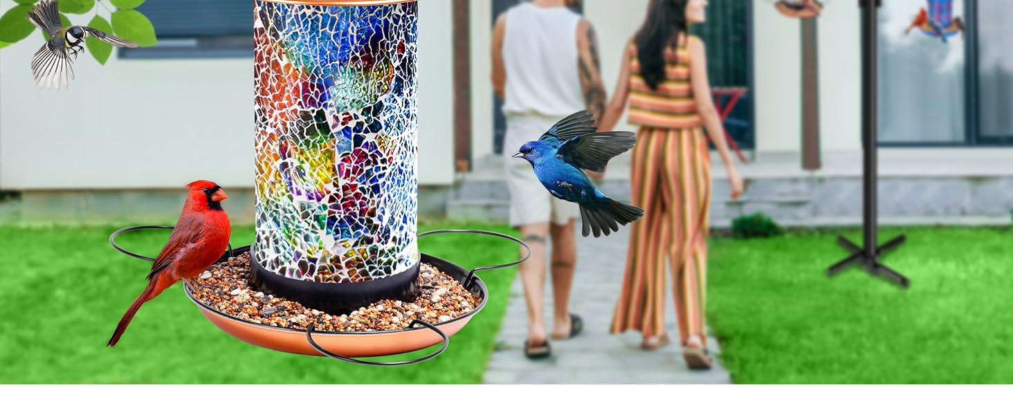 solar bird feeder