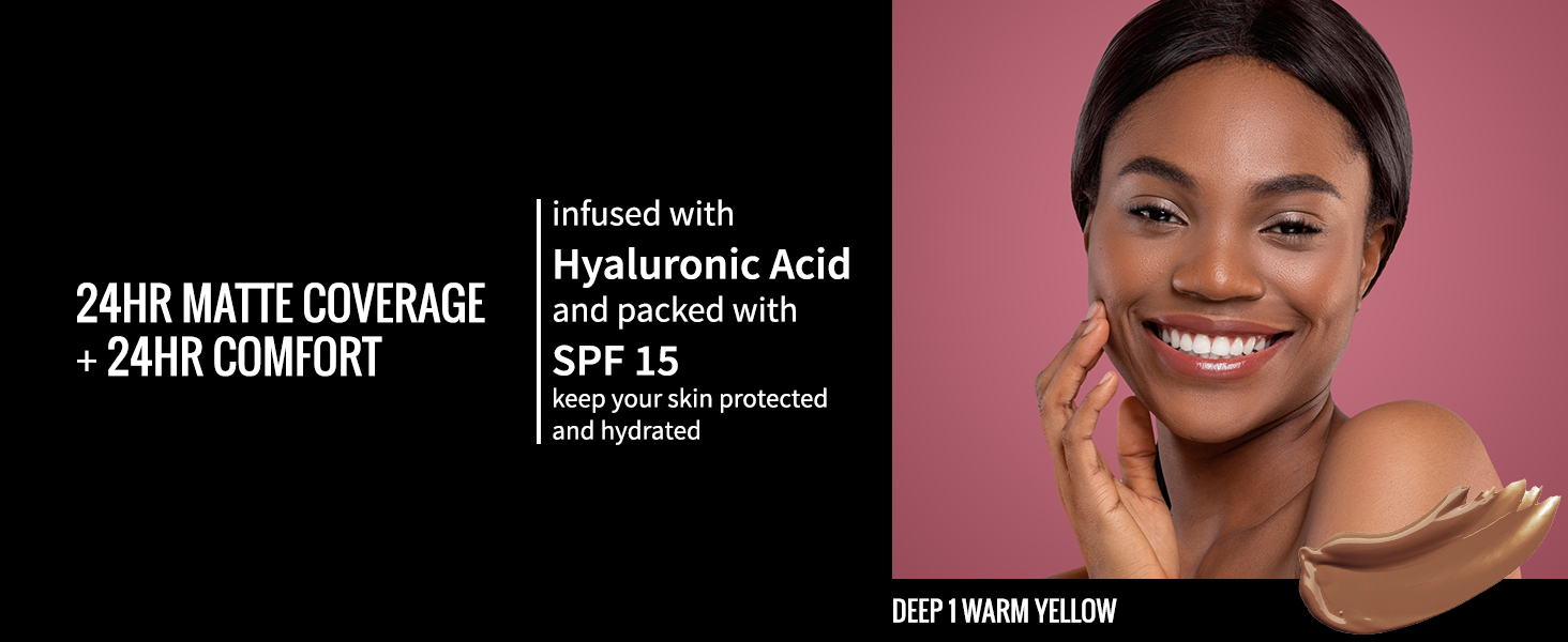 Foundation is formulated to be oil-freeliquid