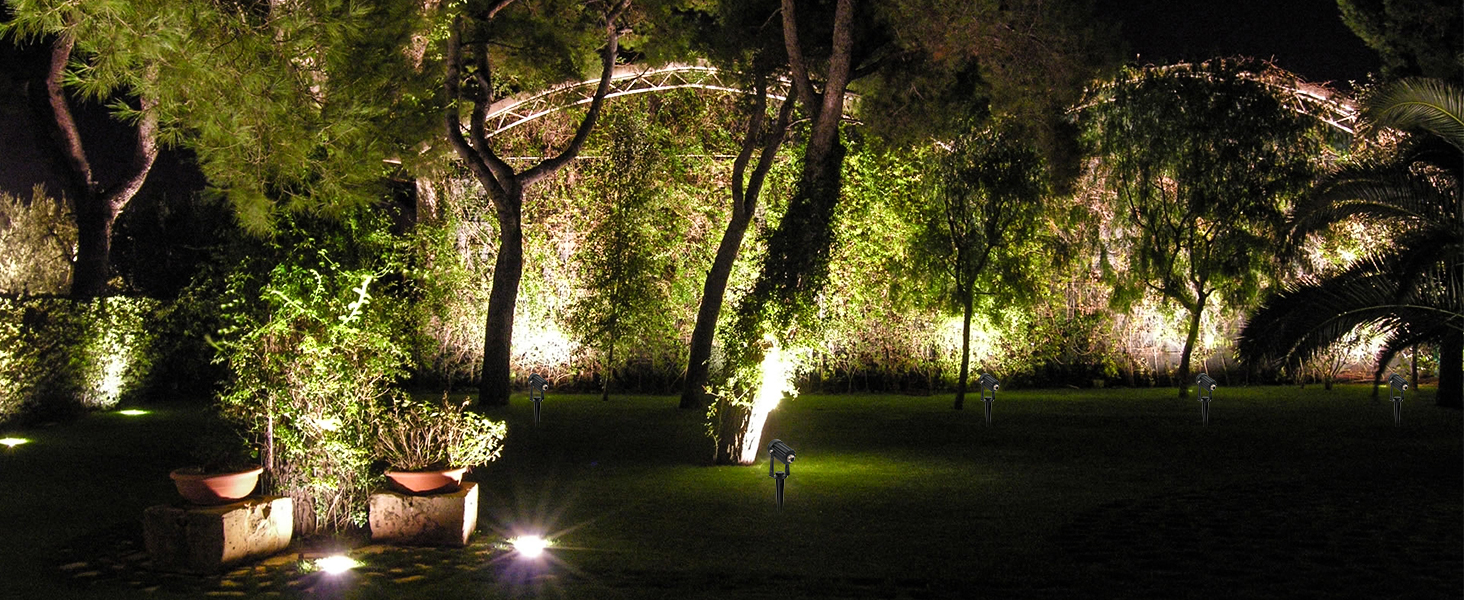 solar spotlights for garden