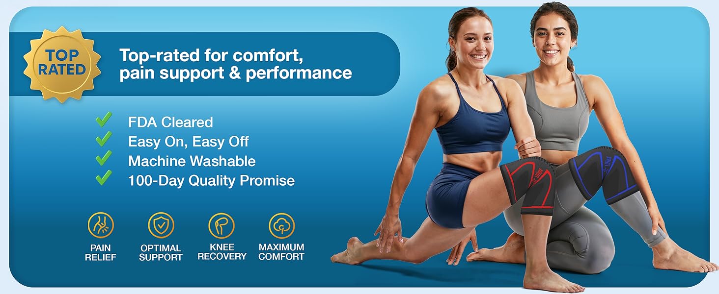 knee compression sleeve women yoga
