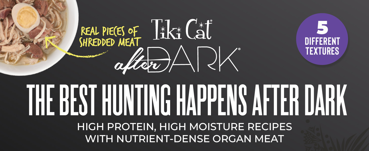 tiki cat after dark nutrient dense organ meat carnivore nutrition healthy wet food cats hunting meat