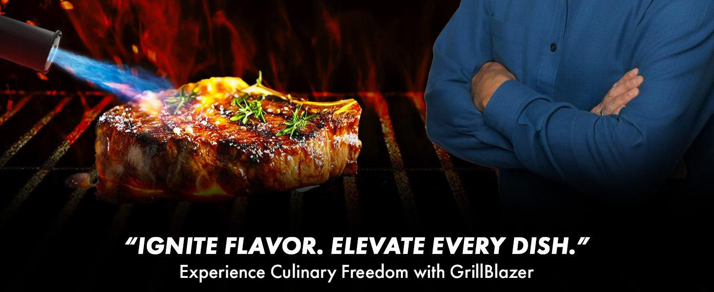 Su v gun grillblazer sear flame torch