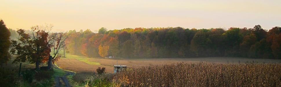 A farm at sunrise in Ohio.