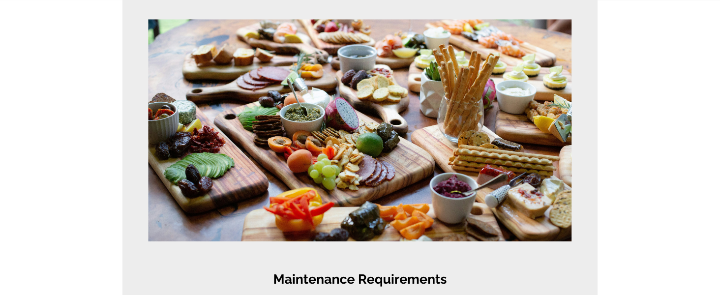 Cutting board example use case.