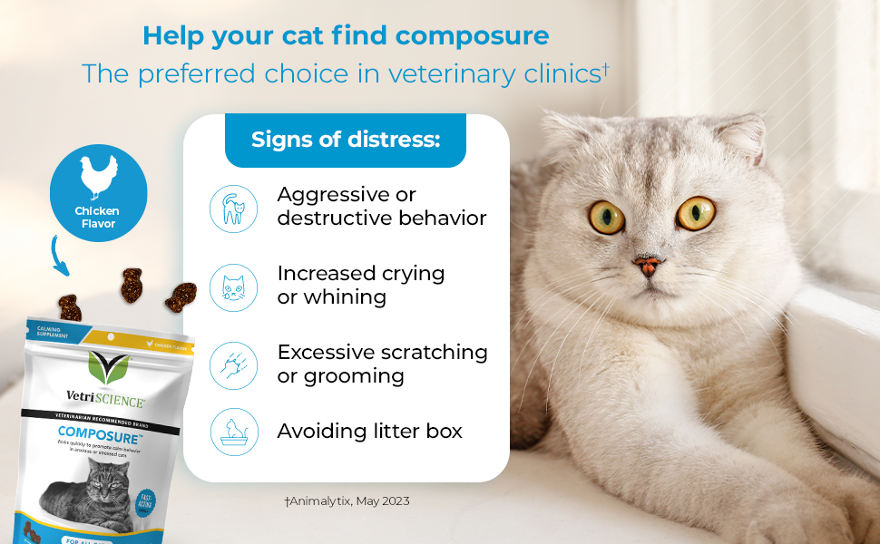 signs of distress in cats