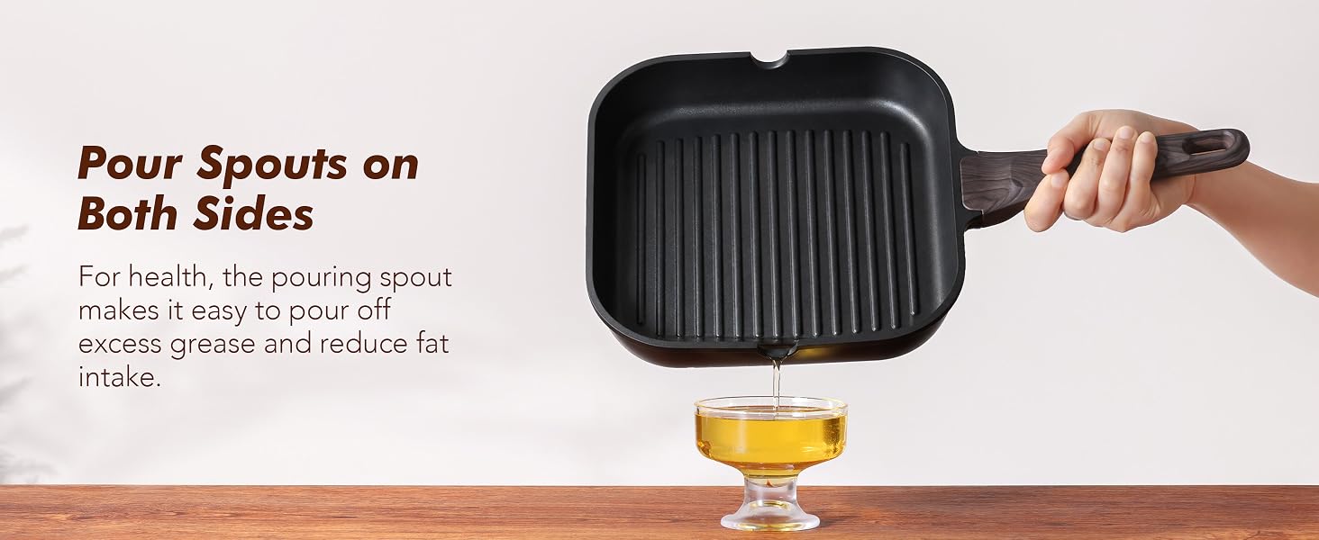 grilling pan nonstick griddle pan