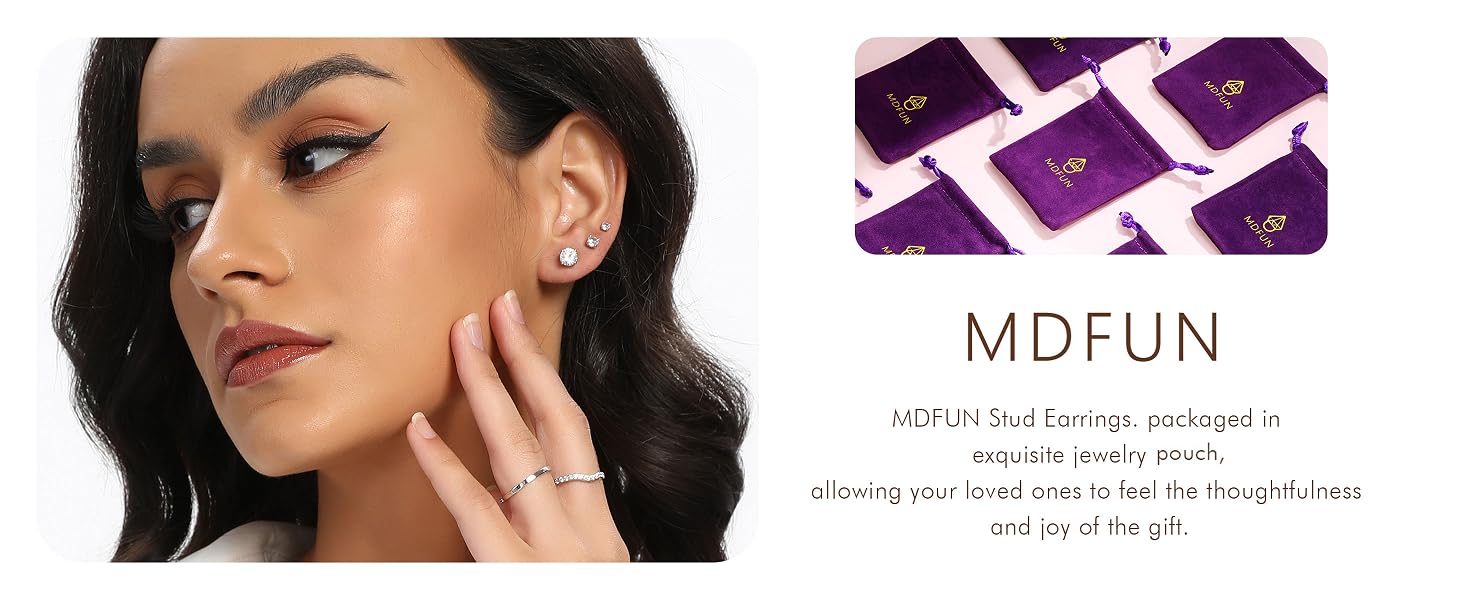 18K White Gold Plated, which giving a polished and luxurious finish that resists tarnishing.