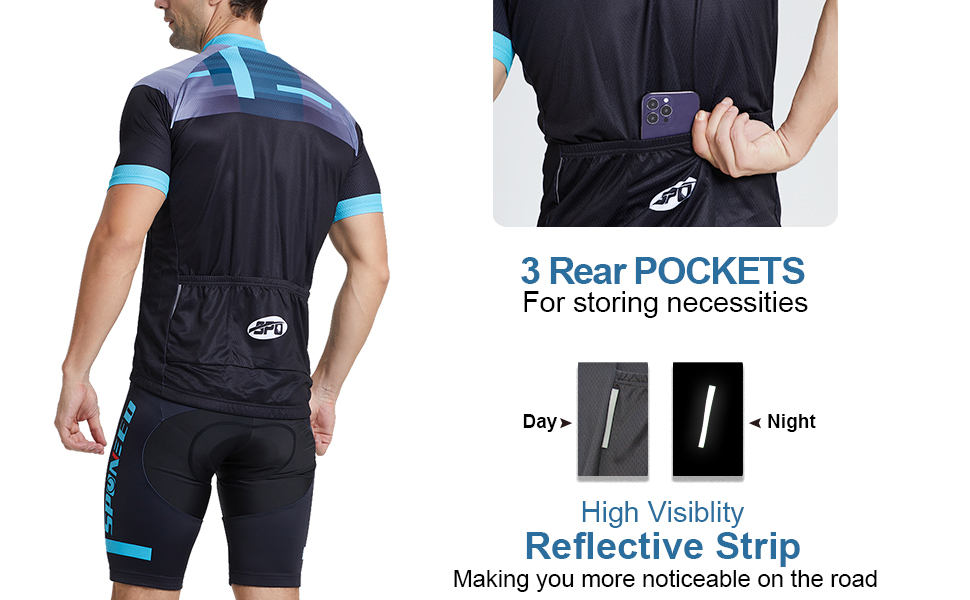 breathable cycling jersey for men