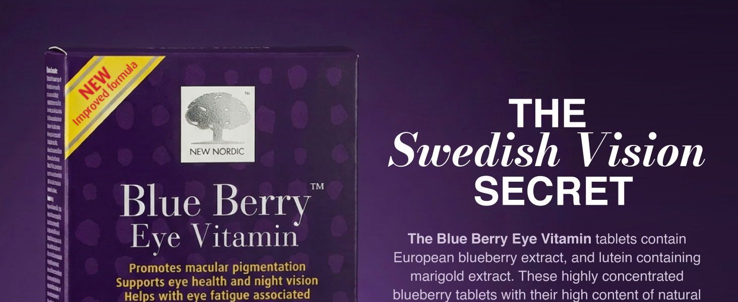 New Nordic Blue Berry Eye Vitamin