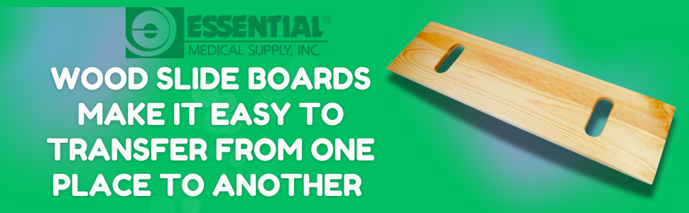 Wood Transfer Slide Boards For Caregivers and Seniors