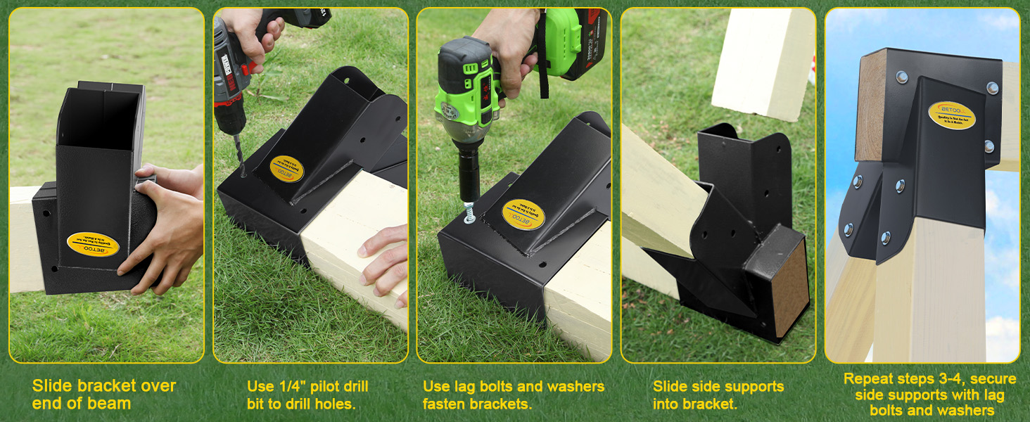 BETOOLL A-Frame 1pcs Brackets Swing Set