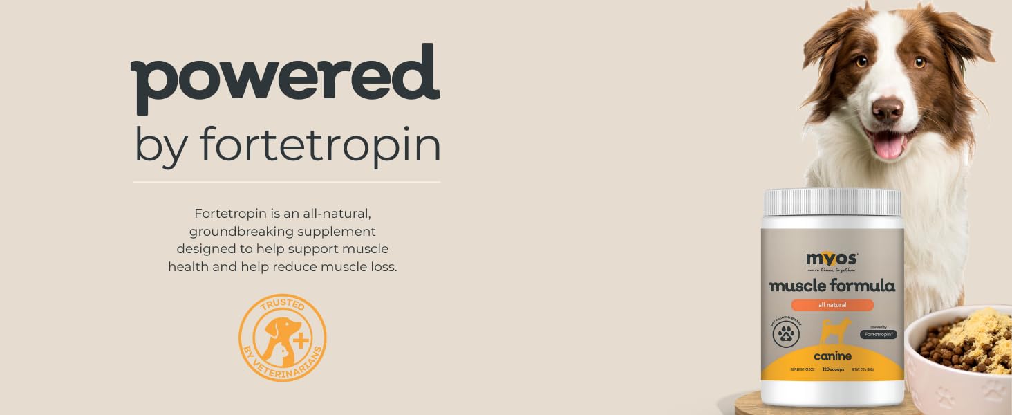dog and myos canine muscle formula
