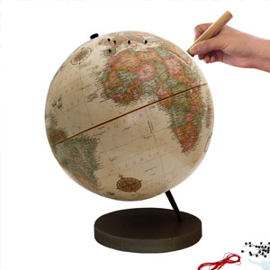 pin globe pinning