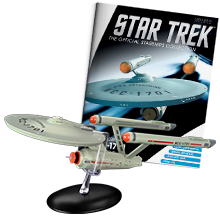 Star Trek XL, Star Trek starships, U.S.S Enterprise NCC-1701, eaglemoss hero collector