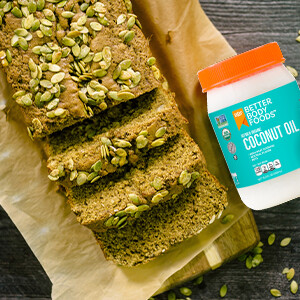 organic coconut oil pumpkin bread recipe fall recipe betterbody foods
