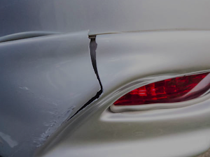Crack on the bumper cover