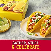 Enjoy the ease of our Stand N Stu Taco Shells with a at bottom so they stand up on their own