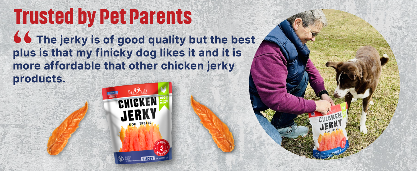 jerky chicken treats for dogs human grade chews natural snack usa protein