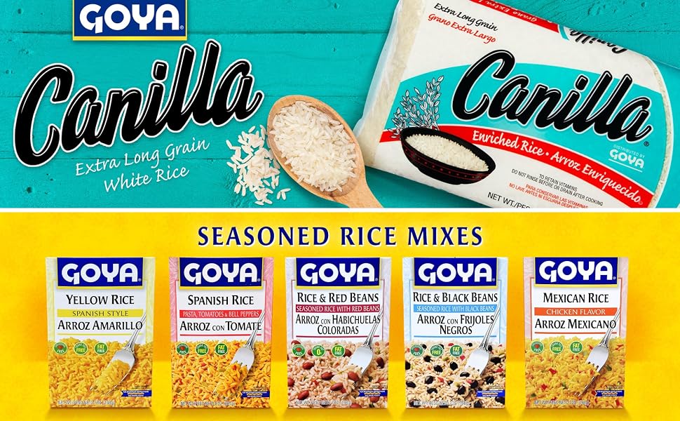 Canilla Long Grain Rice Rice Mixes Yellow Rice Mexican Rice Mix