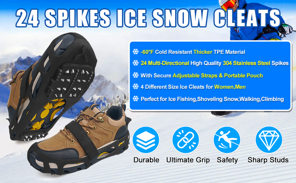 shoe ice &amp;amp;amp; snow grips