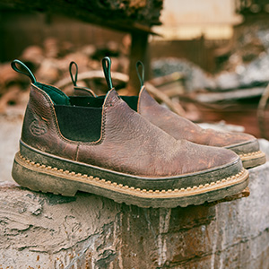Full-grain leather
