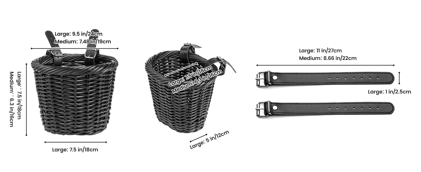 Folding Bike Front Basket Bicycle