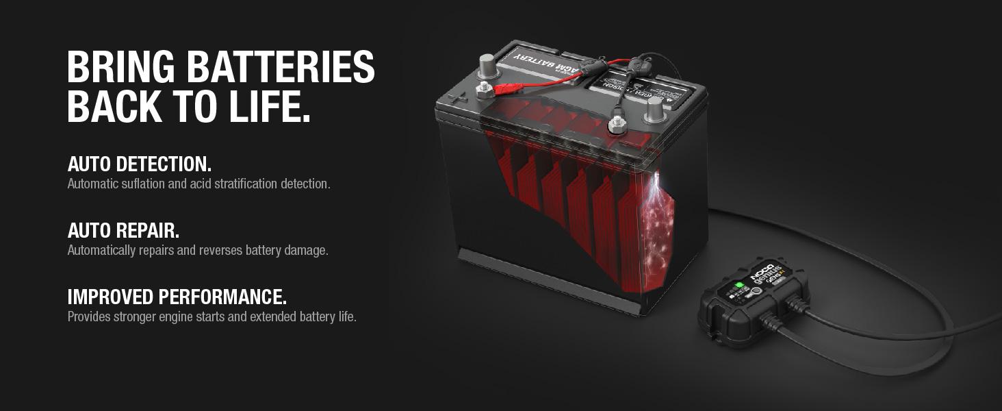 GEN5X1, 1-Bank, 5-Amp Fully-Automatic Smart Marine Charger, 12V Onboard Battery Charger