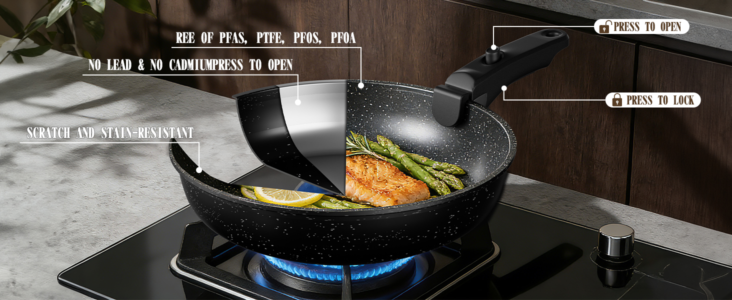 Pots and Pans Set Non Stick