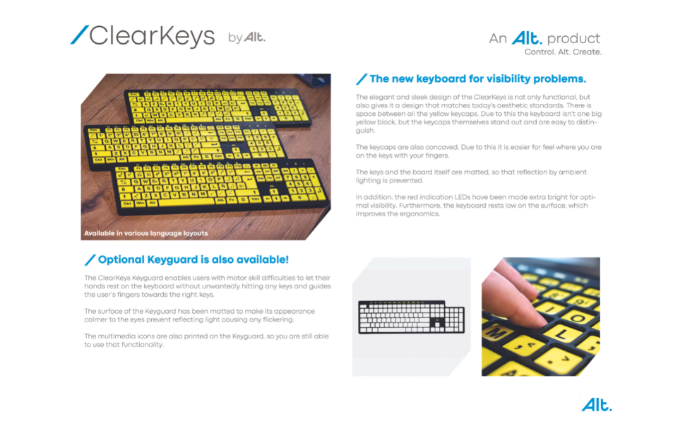 Large Print Keyboard