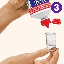 clear care contact solution, clear care plus contact solution, contact lens cleaner