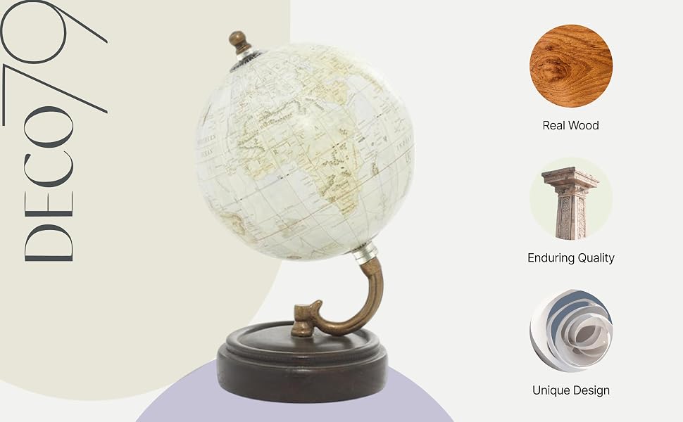 Traditional Yellow Wood Globe