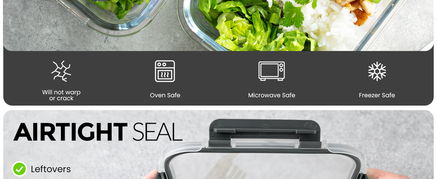 glass containers food storage