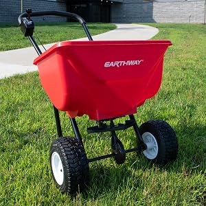 spreader grass fertilizer tires