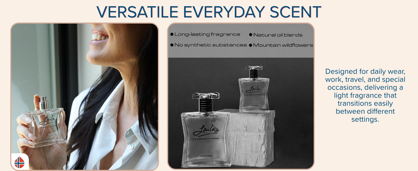 geir ness laila perfume spray women eau de parfum fruity floral fragrance note