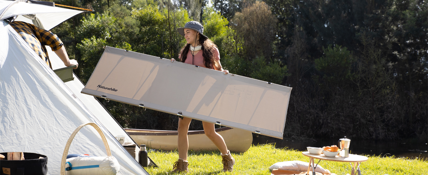 The military camping cot is perfect for hiking, trekking, backpacking, or anywhere you travel