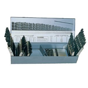Cle-Line C21127 Style 1899 High Speed Steel General Purpose Jobber Length Drill Set, Steam Oxide