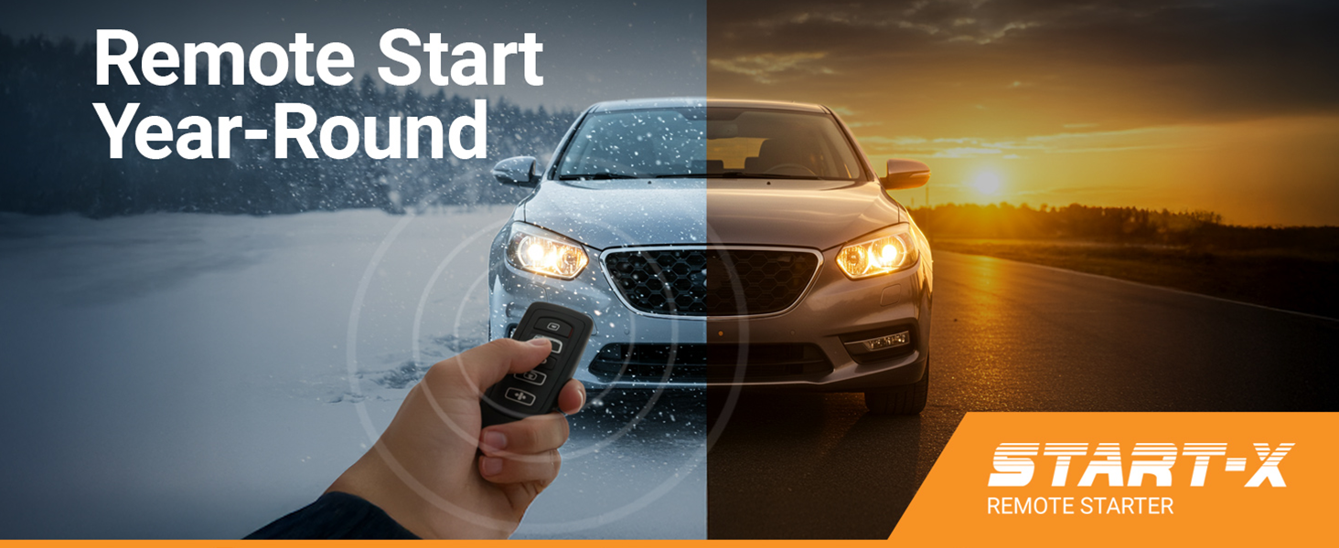Vehicle equipped with remote start to provide comfortable driving experience in all seasons.