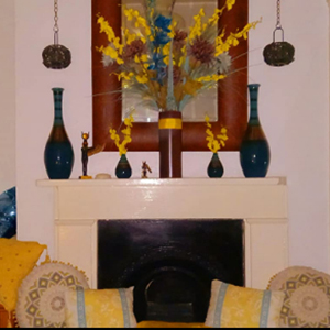 yellow home decor