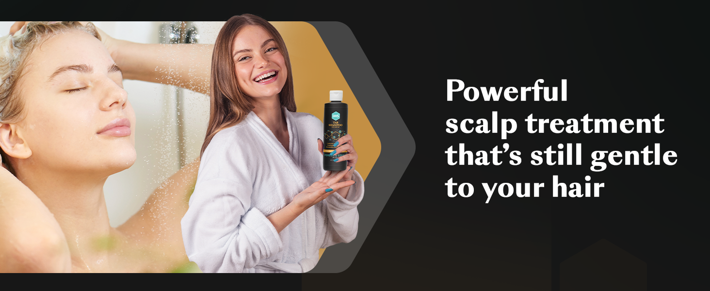Powerful scalp treatment that’s still gentle to your hair